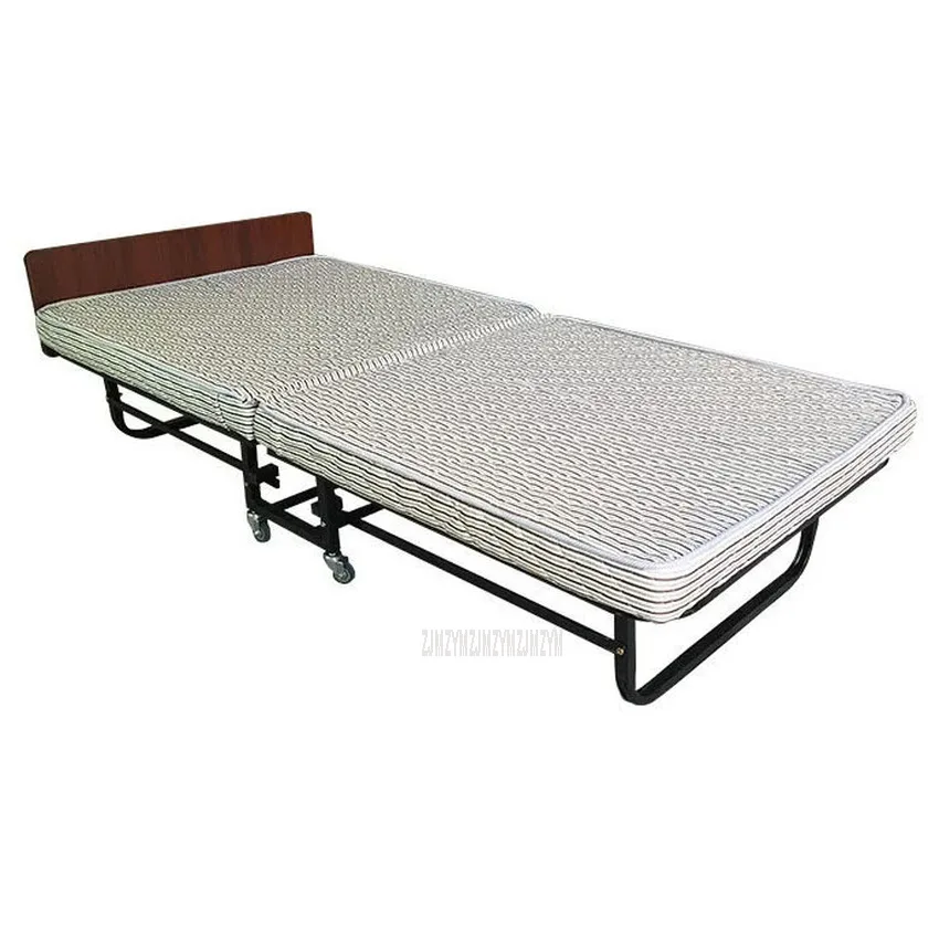 

195*95*40cm Foldable Bed With 9cm Thickness Sponge Bed Mattress Modern Style Hotel Office Nap Bed Leisure Single Person Bed