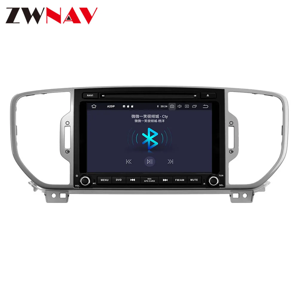 Top 2 din Android 9.1 car dvd player for KIA sportage 2015 - 2019 gps navigation car multimedia stereo radio tape recorder head unit 3