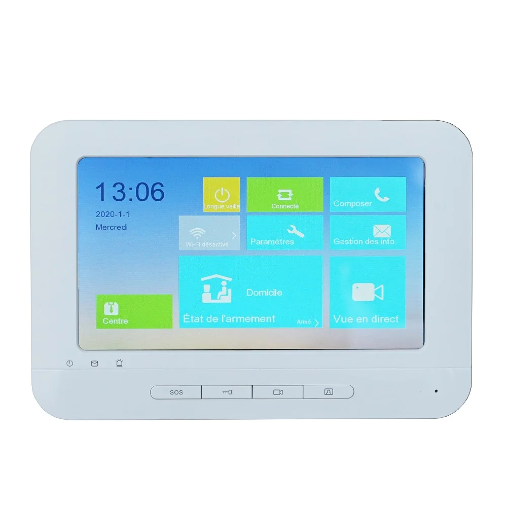 HIK IP видеосвязь комплект многоязычный HD RFID панель и WiFi монитор дверной звонок