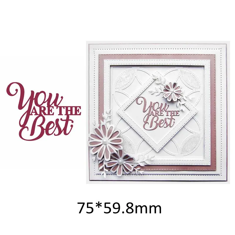 Special Happy Birthday Sentence Words Alphabet Metal Cutting Dies DIY Greeting Cards Stencil Scrapbooking Craft New Die Cut - Цвет: 6