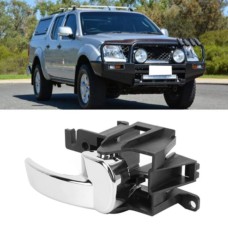 Dingln Car Left Inner Door Handle Knob 80671-4X02B Fits For Nissan Navara D40 Ute 05//2005-2013