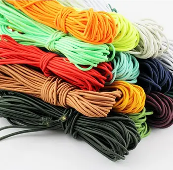 

1M Elastic Lace Ribbon Crafts Elastic Ribbon Fabric Trim Clothing Sewing Accessories Wide 0.3cm Colored DIY Ribbons wstazka LQ46