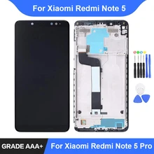 For Xiaomi Redmi Note 5 Pro LCD Display Touch Screen Digitizer Assembly Repair Parts Redmi Note 5 Display Frame Replacement For Xiaomi Redmi Note 5 Pro LCD Display Touch Screen Digitizer Assembly Repair Parts Redmi Note 5 Display Frame Replacement