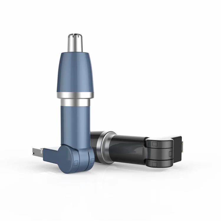 Портативный носовой нож для волос для мужчин USB и Micro USB триммер для волос для носа электрический USB C удаление волос из носа инструмент питание от смартфона