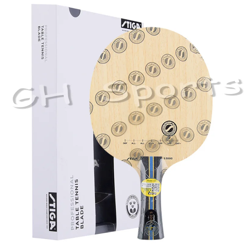STIGA S3000 лезвие для настольного тенниса (5 деревянная древесина) ракетка для Пинг-Понга Летучая мышь Tenis De Mesa Paddle