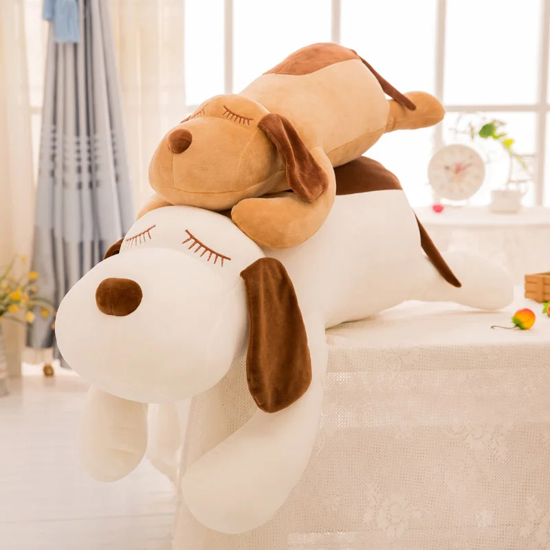 

Creative New Style And Soft Sitting Dog Pillow Large Size Plush Toys Cartoon down Cotton Doll Birthday Gift Doll