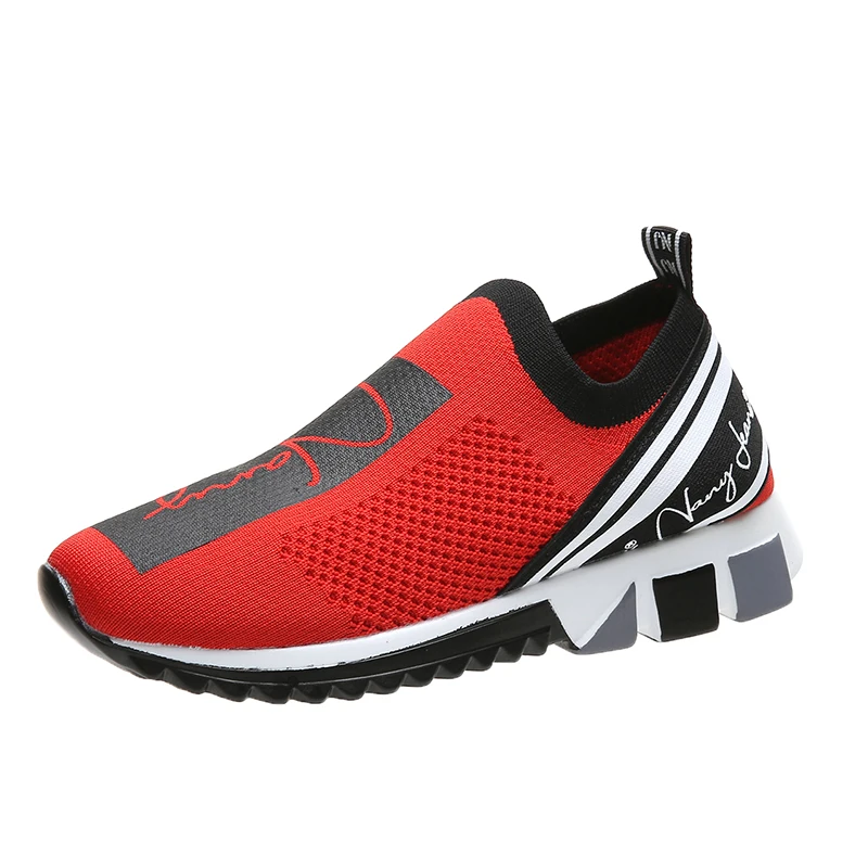 2022 Designer Unisex Couples Shoes Slip On Walking Women Sneakers Breathable Sock Women's Shoes Trainers Brand Chaussure Homme 