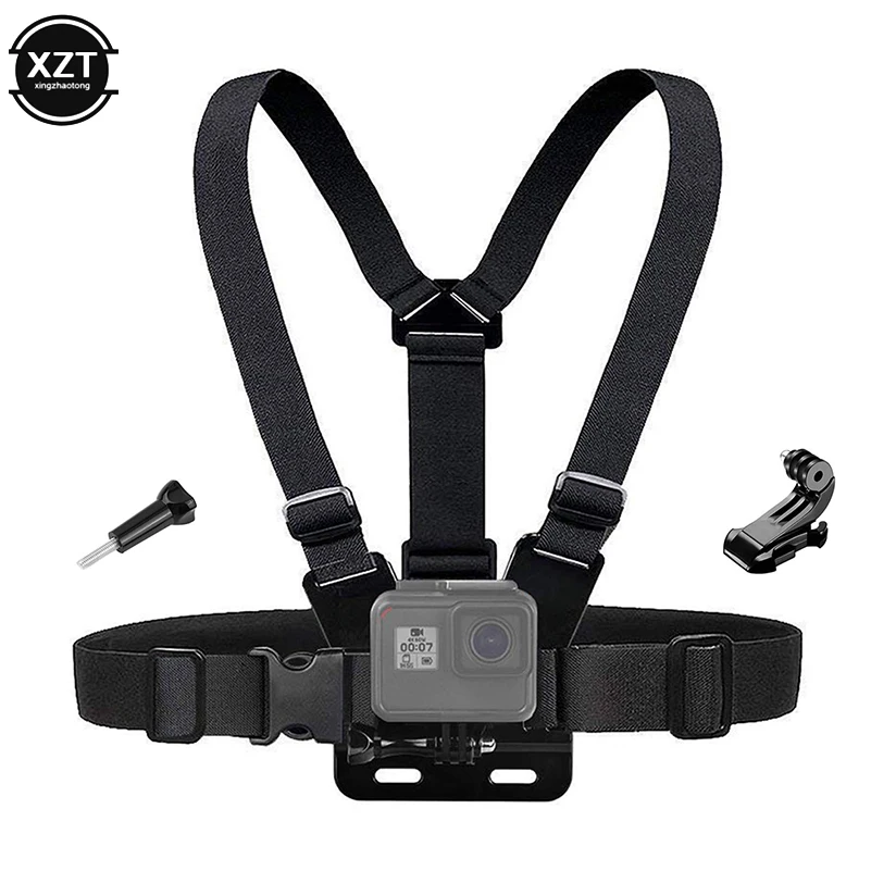Нагрудный ремень крепление для Gopro Hero 7 6 5 Xiaomi yi 4K Экшн камера нагрудное жгут винт