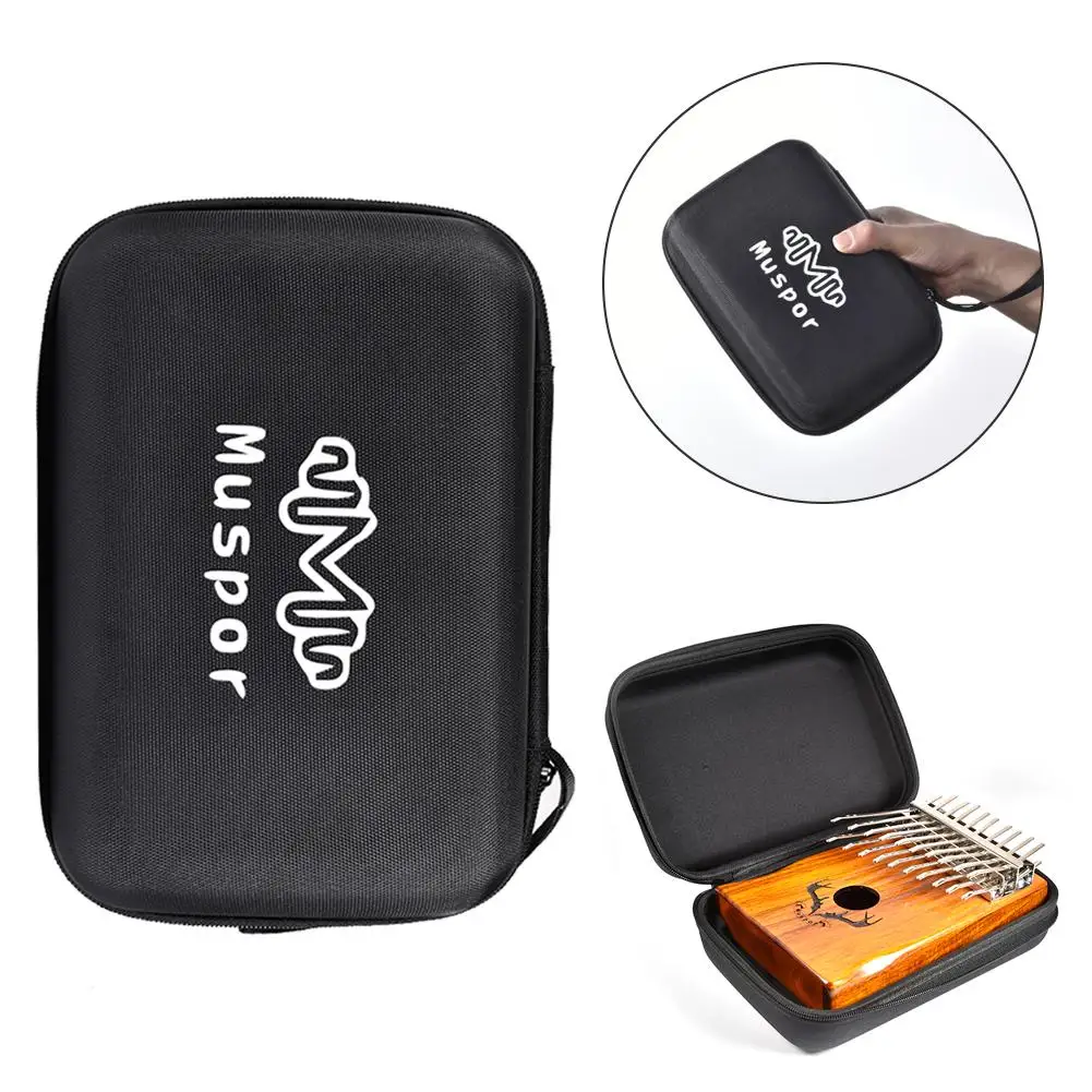 

10 Keys/ 17 Keys Kalimba Case Thumb Piano Mbira Box Bag Water-resistant Shock-proof Kalimba Case