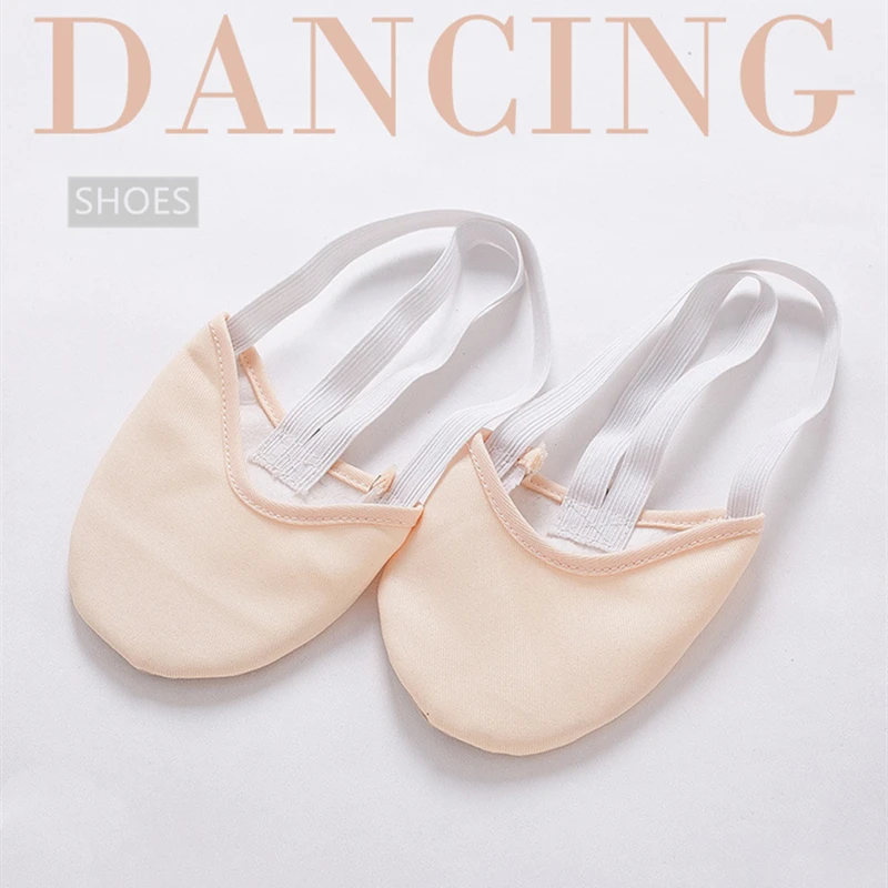 Гимнастические туфли мягкие полуноски для ритмичной гимнастики аксессуары