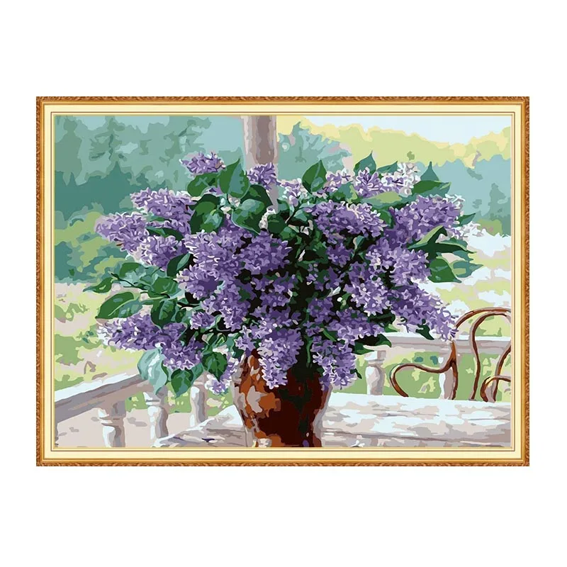MEIAN Lilac 5D DIY наборы для алмазной живописи вышивка крестом алмазная художественная