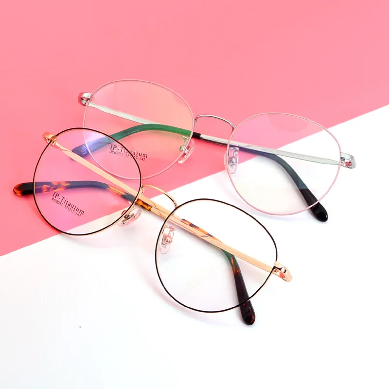 

Fashion Ultra Light Retro Round Glasses Men and Women Korean Version of Large Frame Thin Face Myopia Presbyopia Couples