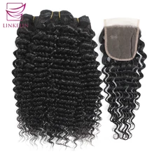 Special Price Deep Wave Bundles With Closure LINKELIN Hair With Closure Human Hair Bundles With Frontal Mongolian Hair Weave Special Price Deep Wave Bundles With Closure LINKELIN Hair With Closure Human Hair Bundles With Frontal Mongolian Hair Weave