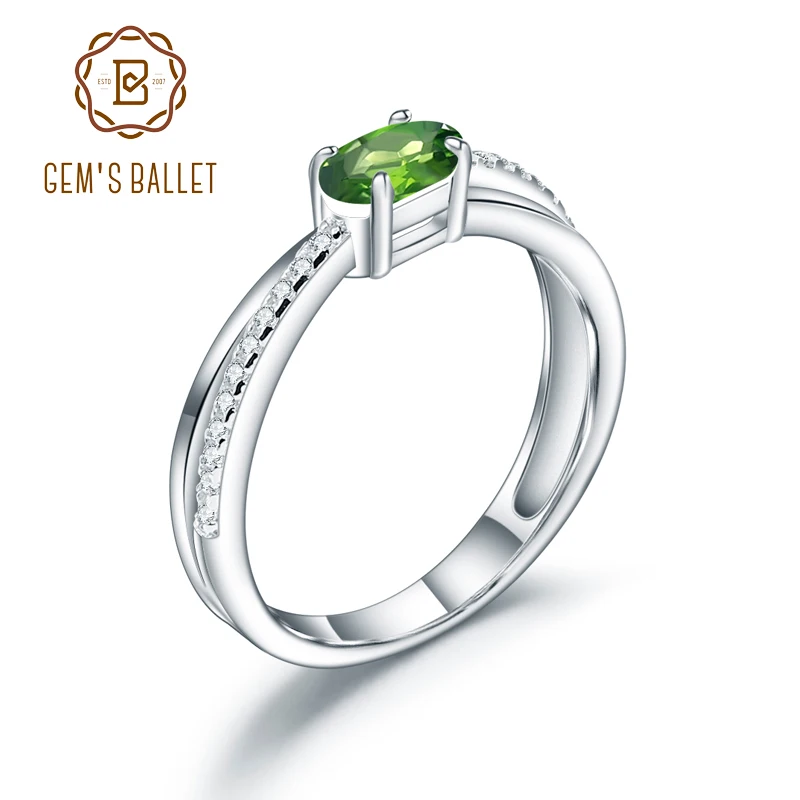 GEM'S балет Настоящее серебро 925 пробы драгоценный камень кольцо подарок Камень