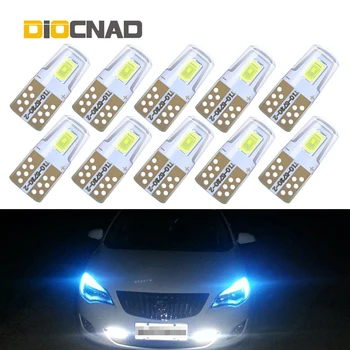 

10pcs LED Light Auto Bulb W5W T10 Car Lamp For ford mondeo mk4 mk3 mk5 4 fusion ranger c max explorer kuga 2 transit s-max s-max