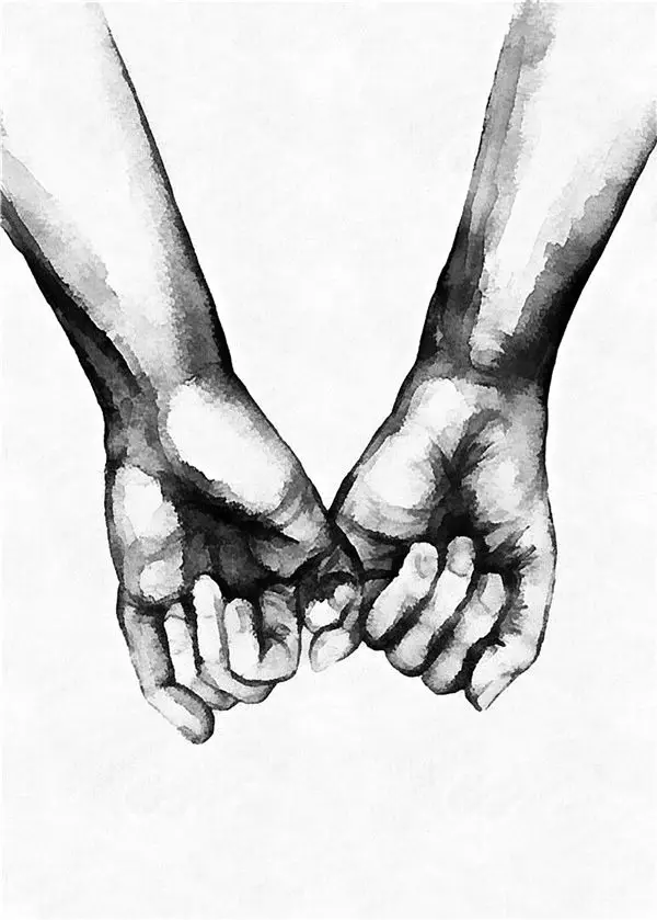Black-and-White-Lover-Hand-Picture-Home-Decor-Nordic-Canvas-Painting-Wall-Art-Print-Drawing-Minimalist (4)