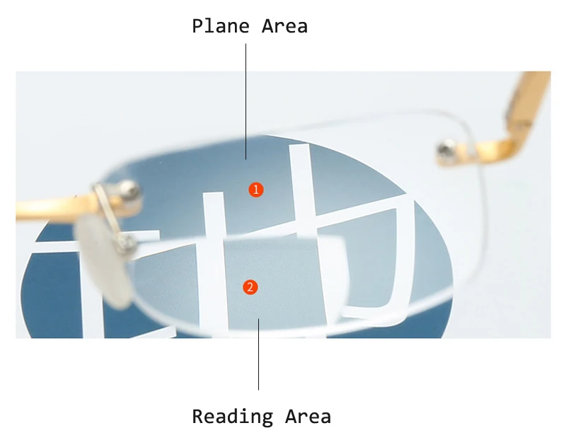 Iboode бифокальный очки для чтения Для мужчин Для женщин без оправы Алюминий алюминиево-магниевого сплава, рамки диоптрий дальнозоркостью+ 1,0+ 1,5+ 2,0+ 2,5+ 3,0+ 3,5