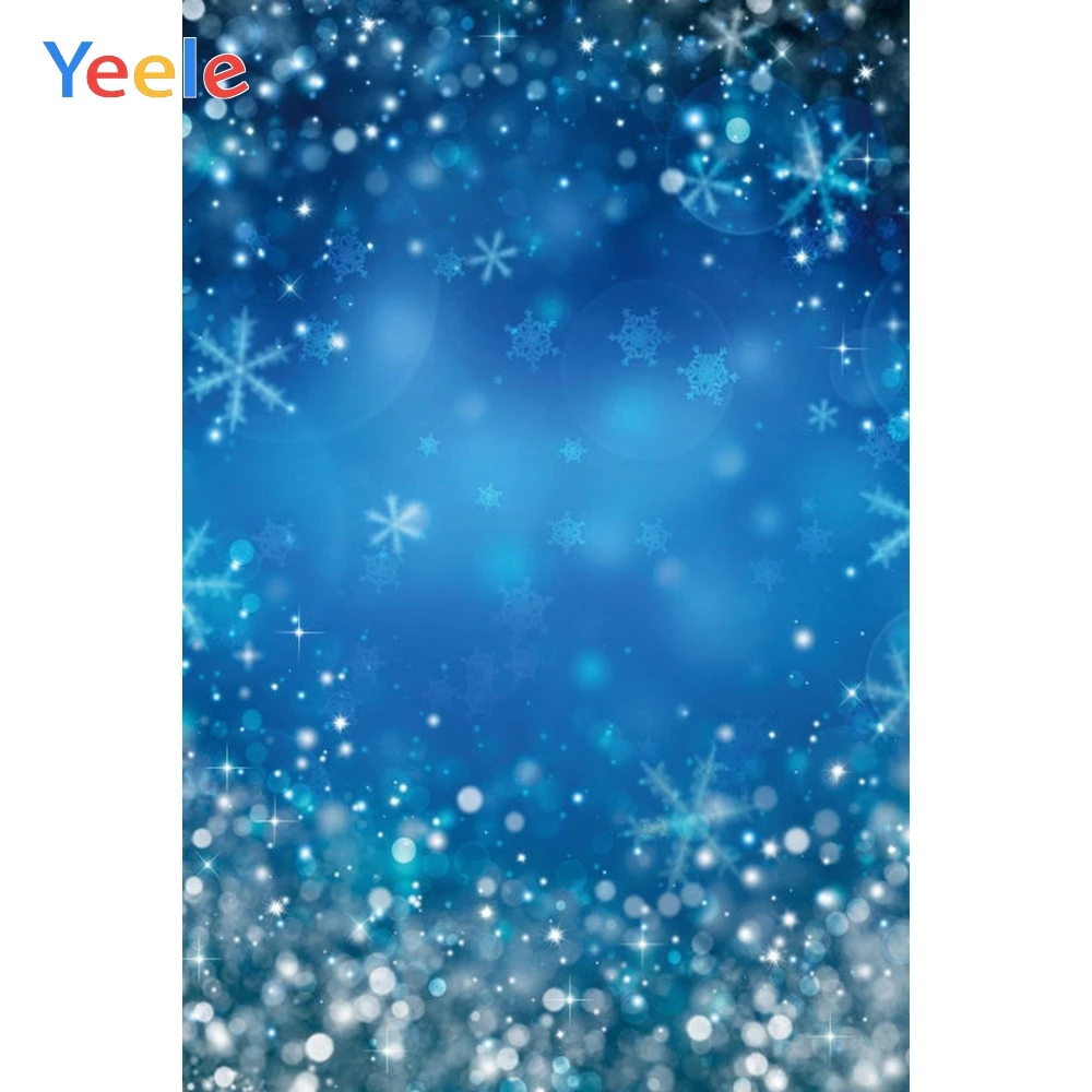 

Winter Snow Snowflake Glitter Light Bokeh Photography Backdrops Photographic Background Backdrop Backgrounds For Photo Studio