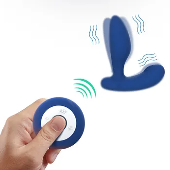 Sexy Wireless Remote Control Male Prostate Massager 10-speed Silicone Anal Plug Vibrator Gay Anal Sex Toys For Men Sex Products