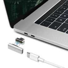 Магнитный USB C адаптер, 20 контактов типа C разъем, USB PD 100 Вт быстрая зарядка, 10 GBP/s данные для MacBook Pro/Air и больше устройств типа C