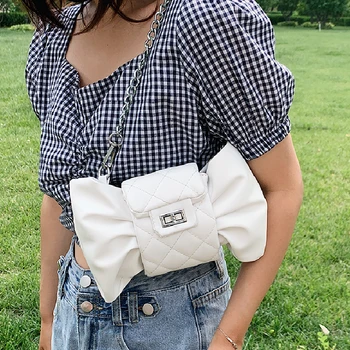 

NEW Original Design Fashion Diamond Bag Elegant Bow Bag Chain Bag Shoulder Bag Crossbody Bag Width23cm Height 16cm Thickness 7cm