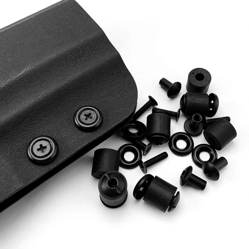 Kydex Holster Screw Parts Fast-dialing Sheath Screw Fittings Making K Sheath DIY Waist Clip Accessories 4 Sets