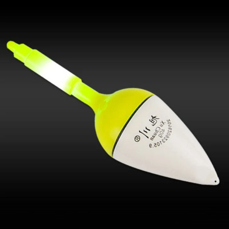 

40g / 50g LED Night Glowing Fishing Floats Electric Glowing Floats Fishing Tackle Ocean Boat Fishing Bobber With Battery