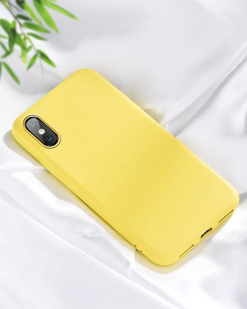 iphone liquid case yellow