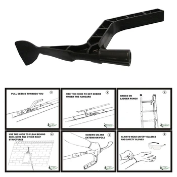 

1PCS Gutter Cleaning Spoon Scoop Hand Tool Gutter Tool for Farm Garden Gutter Skylights Roof Structure Cleaning Tool Monden