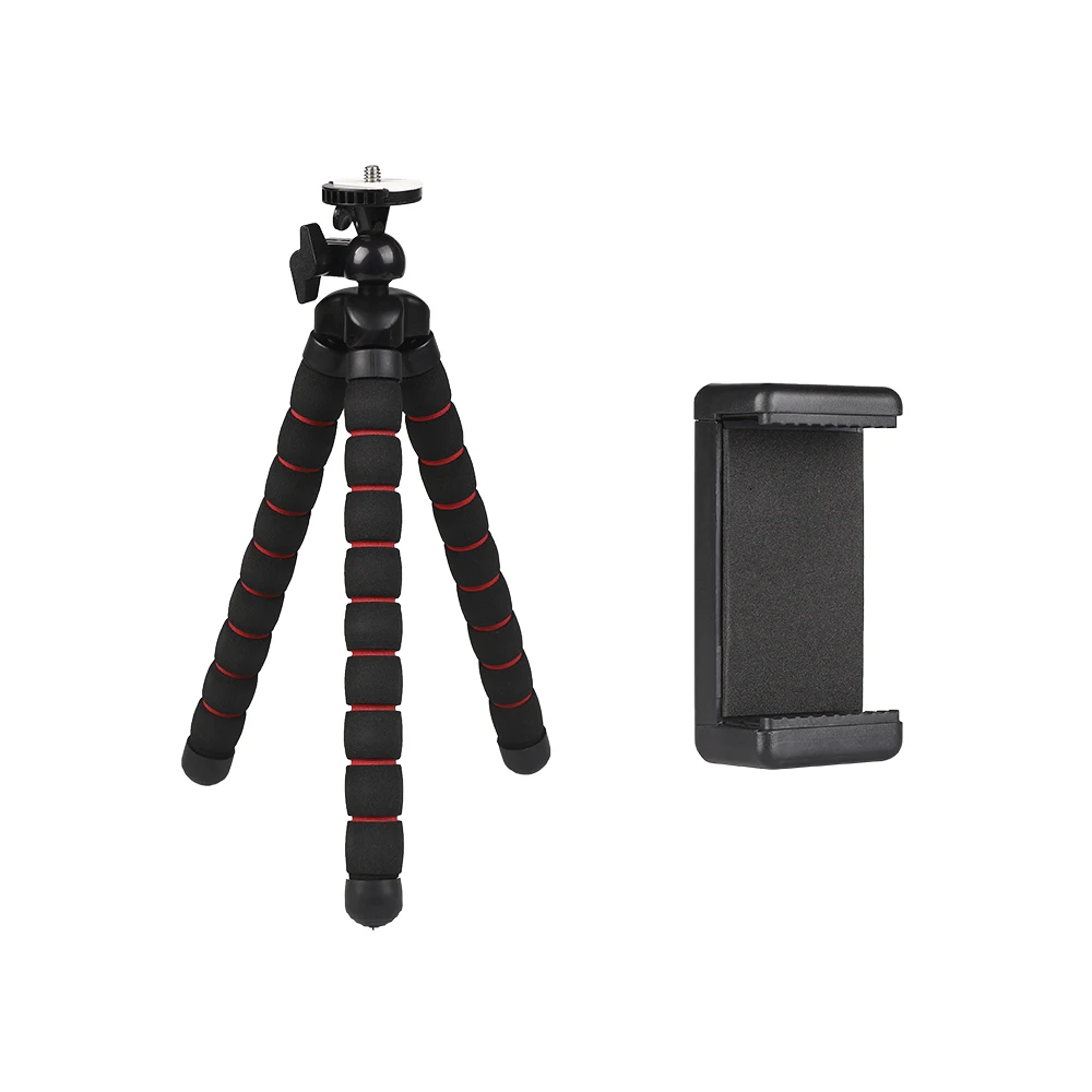 

DJI OSMO Camera Mobile Phone Flexible Sponge Octopus Tripod for Go pro 7 6 5 4 H9R Sj9 Sj8 pro Canon/Nikon/Sony Accessory Tripod