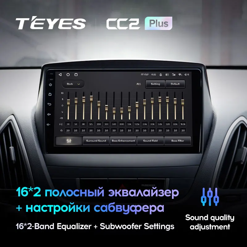 TEYES CC2L и CC2 Plus Штатная магнитола For Хендай Туксон 2 LM Hyundai Tucson IX35 2009 2015 Android до 6 + 128ГБ
