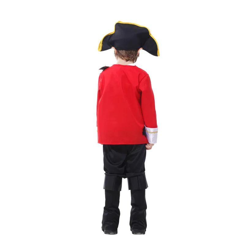 Children's Classic Halloween Costumes Boys Hook Pirate Costume