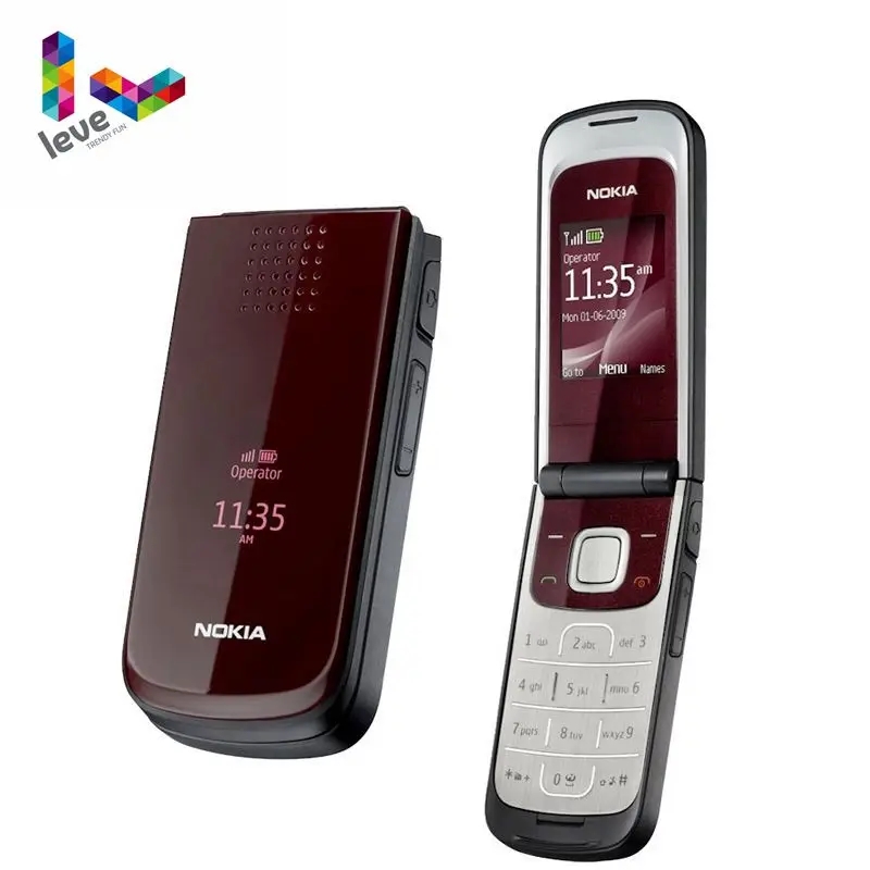  Original Unlocked Nokia 2720 Fold Support Russian&Arabic Keyboard Free Shipping Cheapest Cell Phone