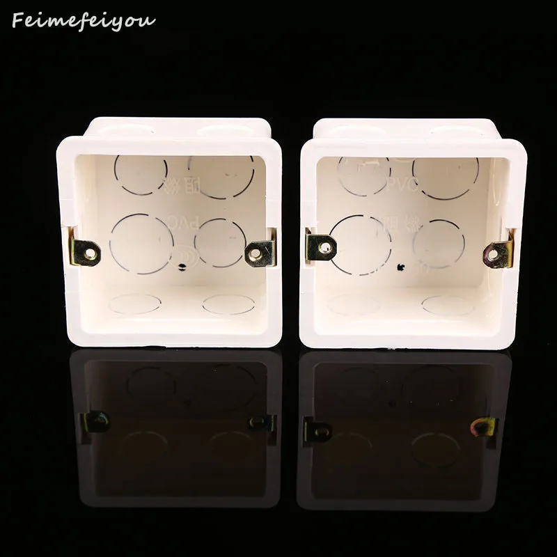 

86 type junction box home improvement PVC plastic wall concealed switch bottom box electrical box accessories