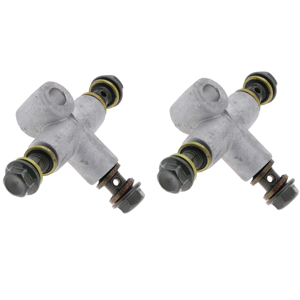 2 X 3-way 10mm Brake Line Tee Piece Connector Brake Pipe Union TConnector
