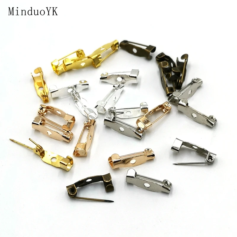 50PcslotBlankBroochesBaseClipPinsForJewelryMakingSafety