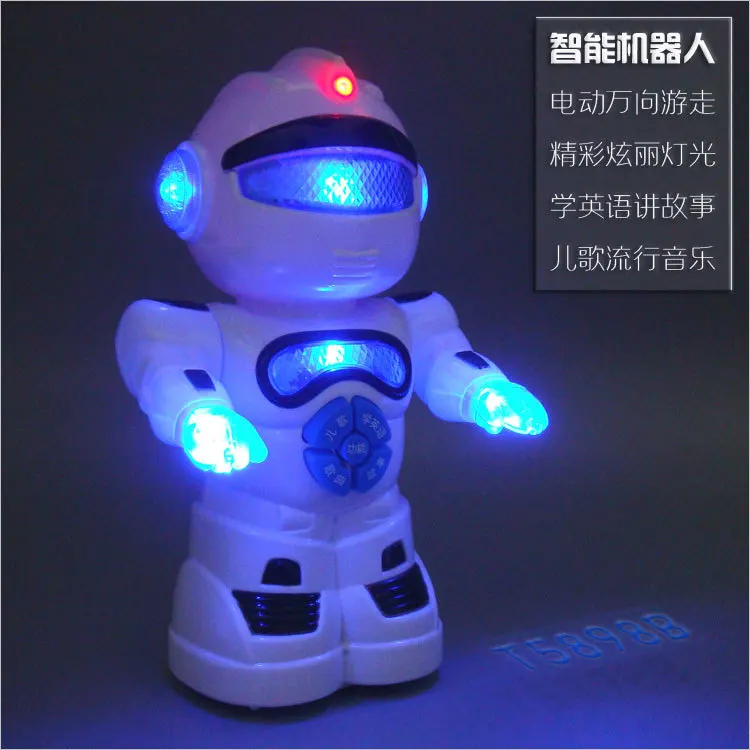 

360-Degree Rotating Dancing Robot Toys with Early Education Multi-functional Electric Universal Robot Hot Models