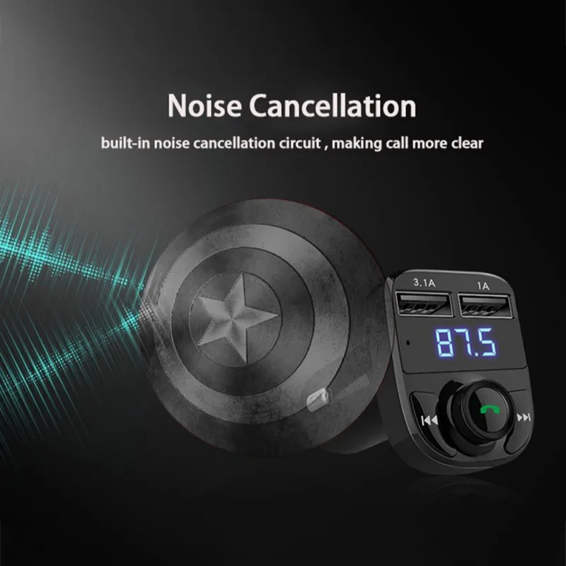 Профессиональный Автомобильный MP3-плеер, Bluetooth, fm-передатчик, комплект громкой связи, автомобильный аудио mp3 модулятор, USB зарядное устройство, плеер