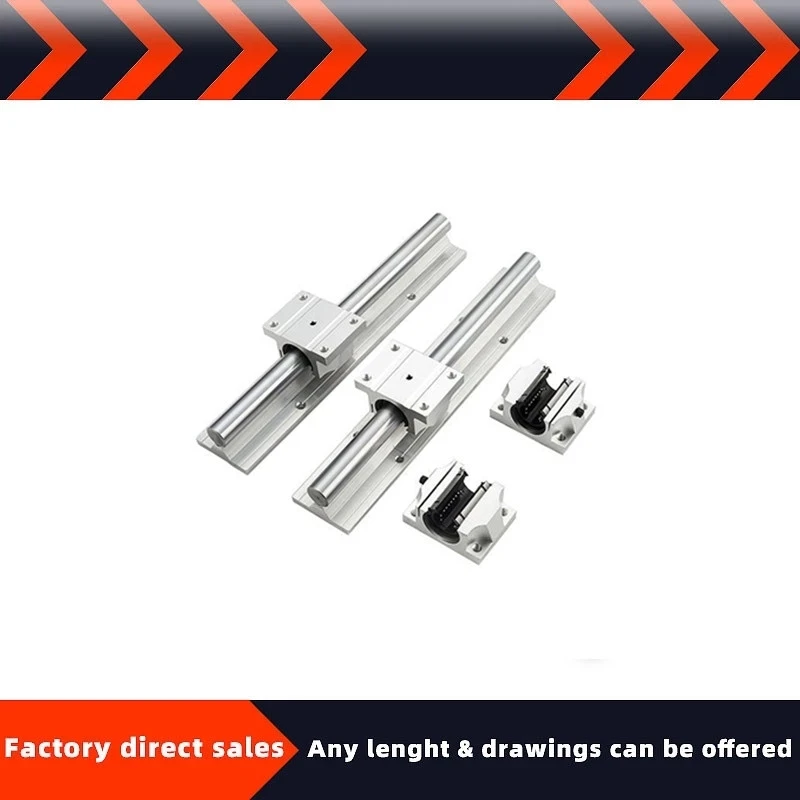 US $310.80 2PCS TBR30 12001550mm 4 Sliders TBR3030LUU 30mm Linear Ball Bearing Support Block CNC Router For 3D Printer Parts Linear Rail