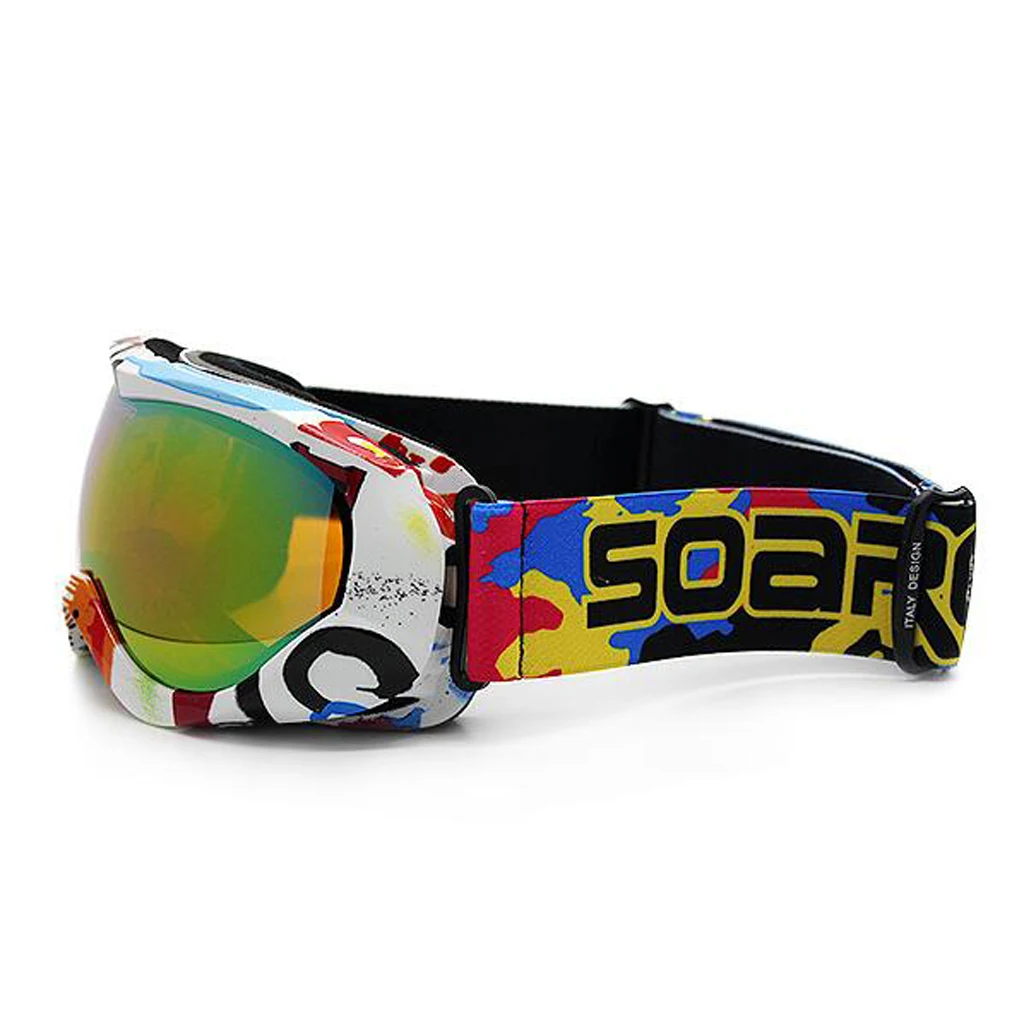 Уличные Лыжные Сноуборд ветрозащитные очки, защищающие от УФ-излучения Спортивные Двойные лыжные маски очки Лыжные Сноуборд очки