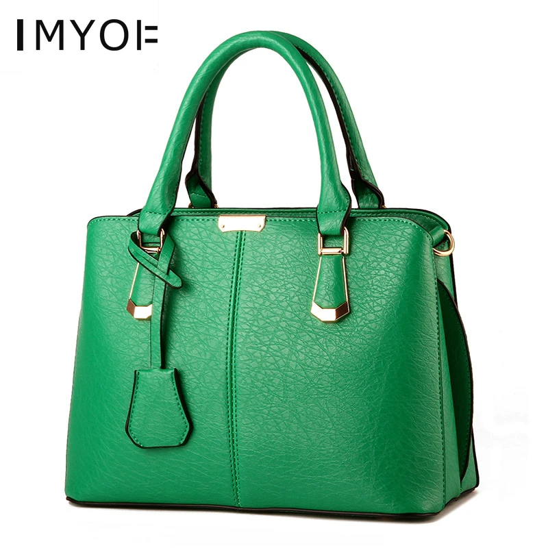 

2019 Women's Leather Handbag Luxury High Quality Luxury Design Ladies Shoulder Bag Casual Tote Female Daily Business Bag Bolsas