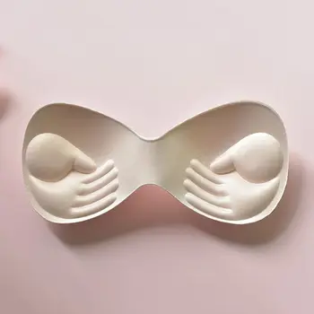 

1Pair Women Body-fitted Design Swimsuit Pad Insert Breast Bra Enhancer Push Up Bikini Inserts Chest Invisible Padded
