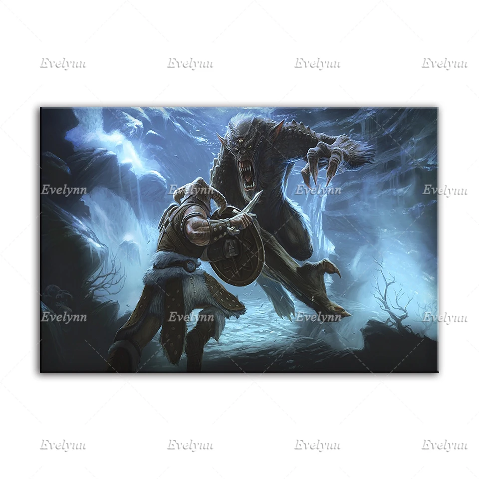 Poster A3 The Elder Scrolls Skyrim Videojuego Videogame Cartel Decor 04 