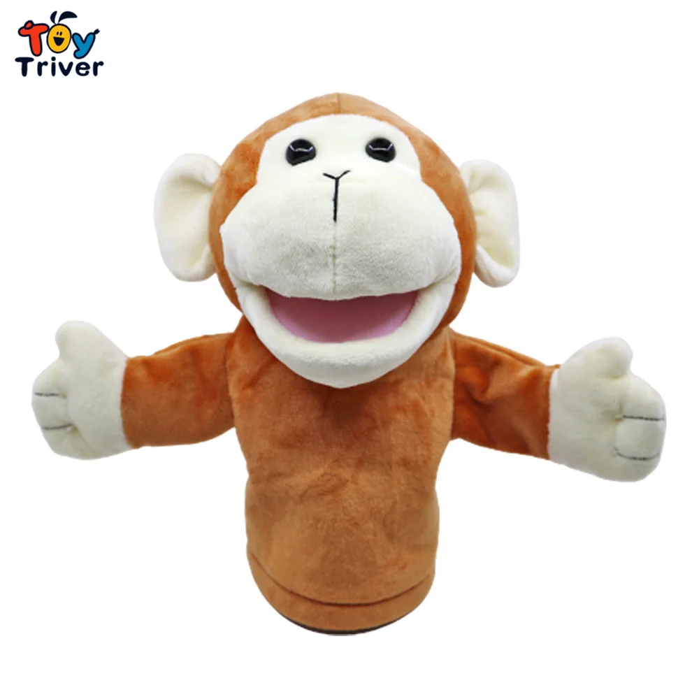 

Kawaii Monkey Hand Puppets Plush Toy Stuffed Doll Baby Kids Children Boy Girls Toys Educational Learning Games Birthday Gift