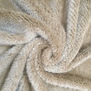 

Rabbit fur fabric silver silk imitation water velvet clothing toy fabric
