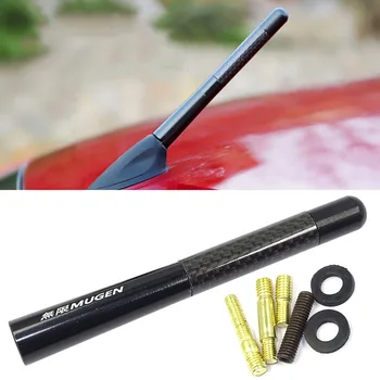 

12cm Carbon Fiber Radio Car Antenna For Mugen Power Honda Vezel CR-V CR-X CR-Z fit Jade Odyssey S2000 Accord Car accessories