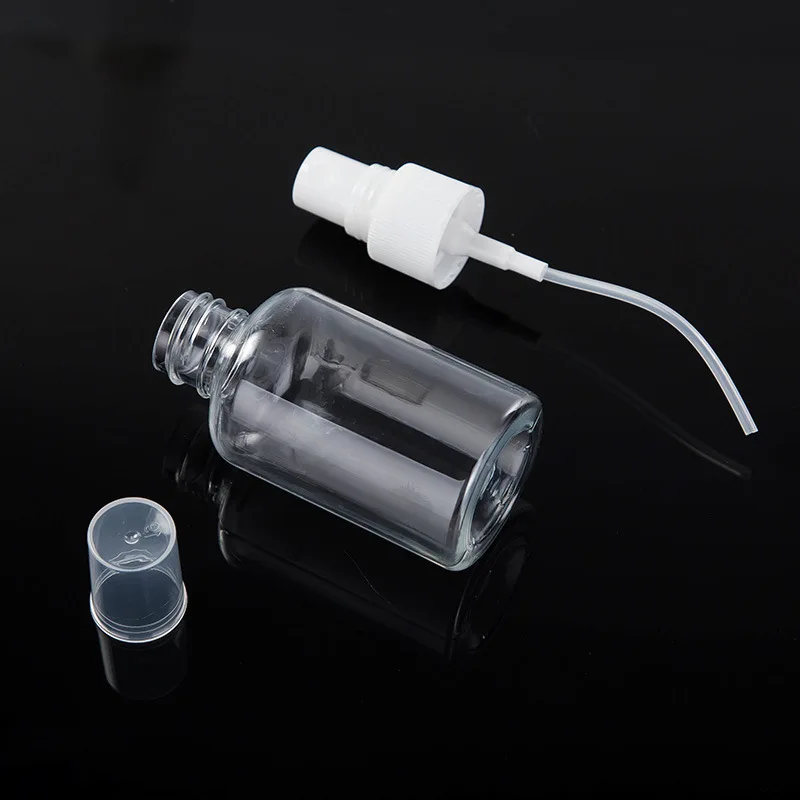 

Disinfection spray bottle 50/80/100ml Empty Clear Plastic spray Bottle 25 Pieces Alcohol Cosmetic Container