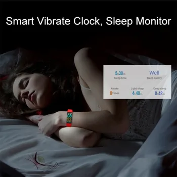 

Heart Rate Blood Pressure Sleep Monitor Smartwatch For Android 5.0 For IOS 8.0 Waterproof IP67 Smart Band Sports Smart Bracelet