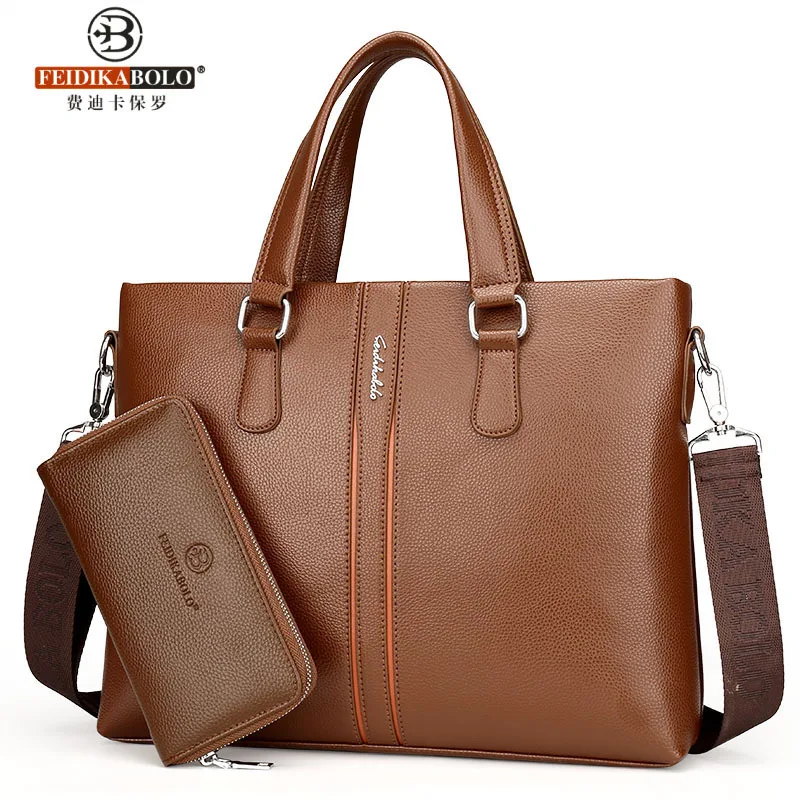 

2017 New Style MEN'S Real-leather Bag Business Hand Document Computer Crossbody Bag Men Cowhide Casual Bag