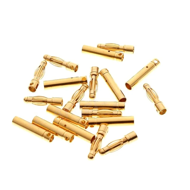 20 Stks/partij 4.0 Mm 4 Mm Gold Bullet Connector Voor Rc Accu Esc (10